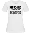Женская футболка Debugging Белый Женская футболка Debugging Белый фото