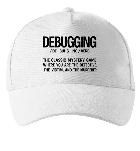 Кепка Debugging Белый фото