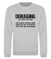 Свитшот Debugging Серый меланж Свитшот Debugging Серый меланж фото