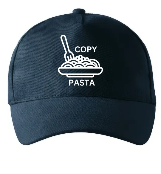 Кепка Copy Pasta Темно-синий фото