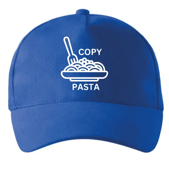 Кепка Copy Pasta Ярко-синий фото