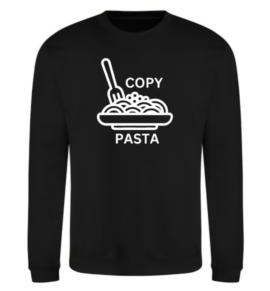 Свитшот Copy Pasta Черный фото