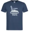 Мужская футболка Copy Pasta Темно-синий фото