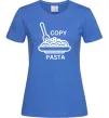 Жіноча футболка Copy Pasta Яскраво-синій Жіноча футболка Copy Pasta Яскраво-синій фото