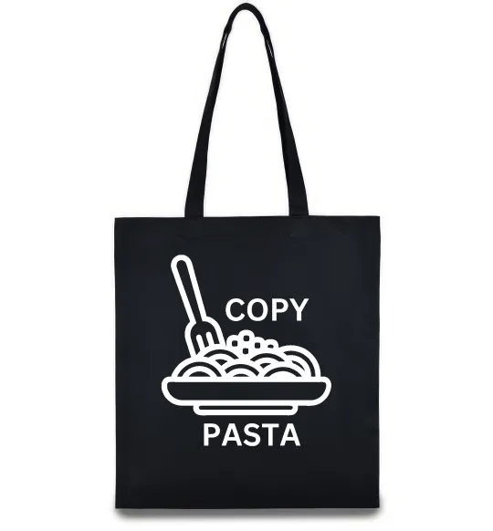 Эко-сумка Copy Pasta Черный фото