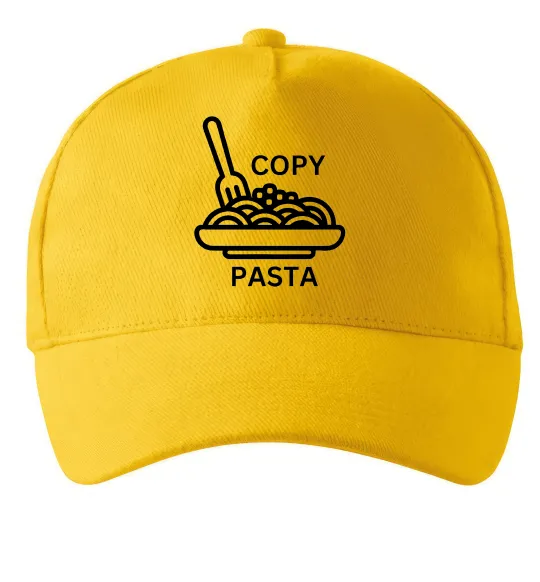 Кепка Copy Pasta Солнечно желтый фото