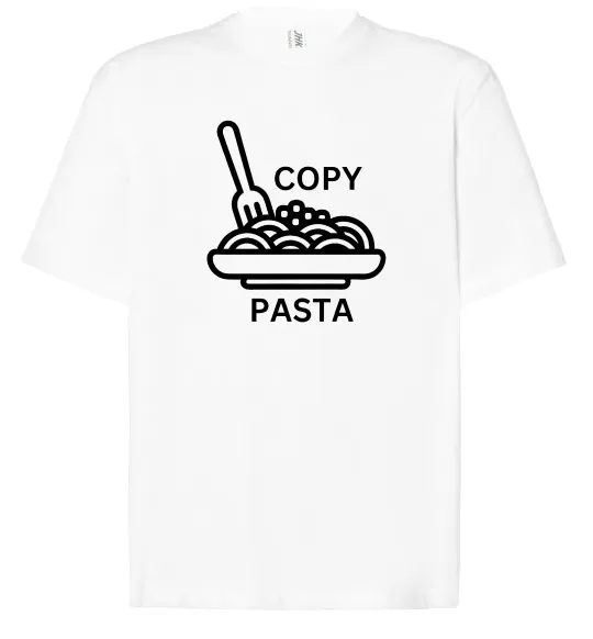 Футболка Оверсайз Copy Pasta Белый фото