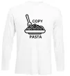 Лонгслив Copy Pasta Белый фото
