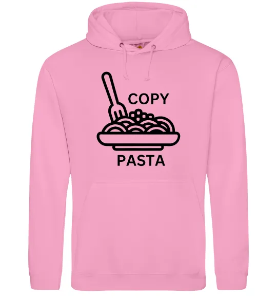 Женская толстовка (худи) Copy Pasta Розовый фото