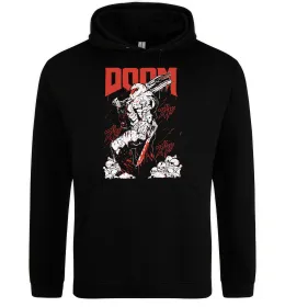 Женская толстовка (худи) Doom Белый фото