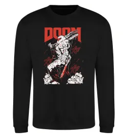 Світшот Doom blood Чорний фото