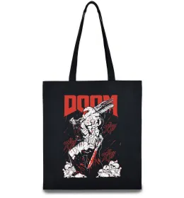 Еко-сумка Doom blood Чорний фото