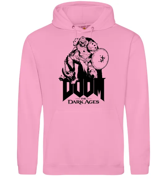 Женская толстовка (худи) Doom dark ages Розовый фото