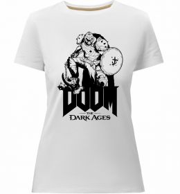 Жіноча преміум футболка Doom dark ages