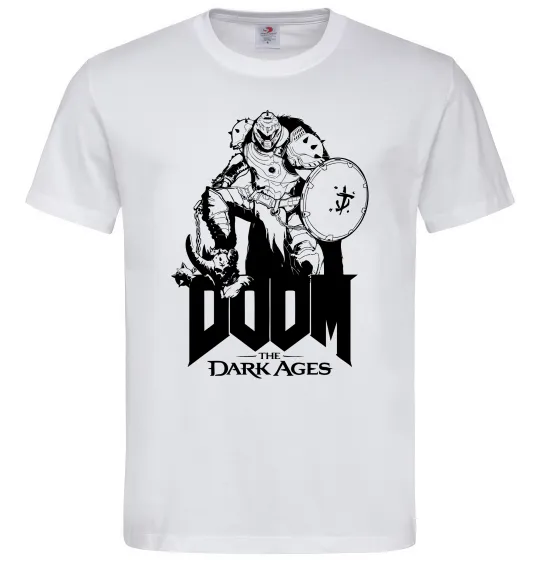 Мужская футболка Doom dark ages Белый фото