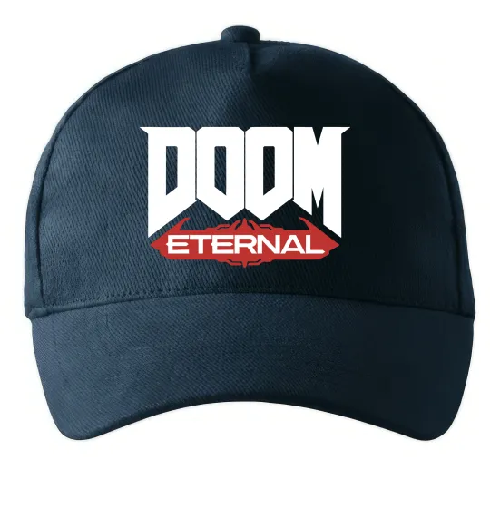 Кепка Doom eternal Темно-синий фото