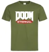 Мужская футболка Doom eternal Оливковый фото