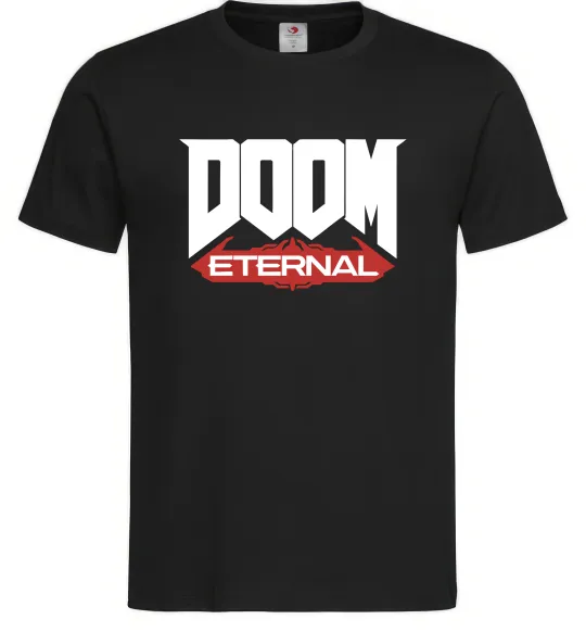 Мужская футболка Doom eternal Черный фото
