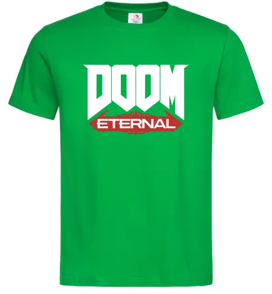 Мужская футболка Doom eternal Зеленый фото