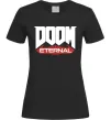 Женская футболка Doom eternal Черный фото