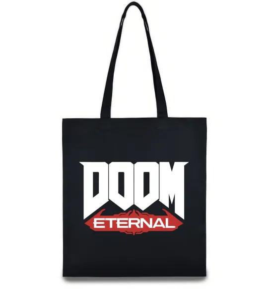 Эко-сумка Doom eternal Черный фото