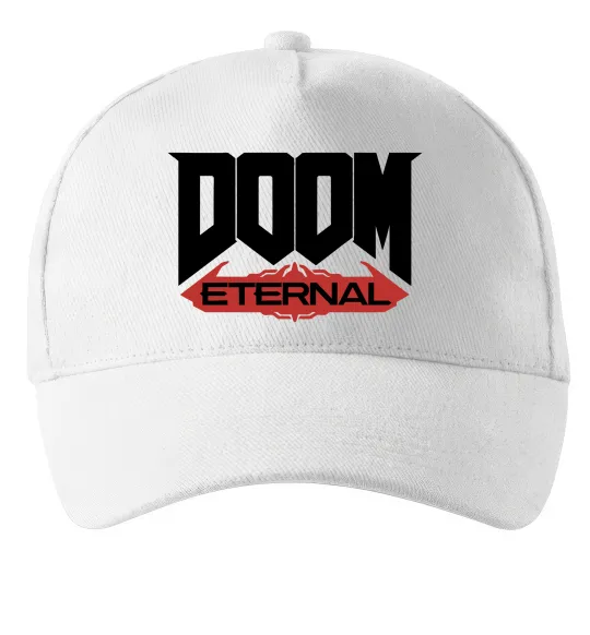 Кепка Doom eternal Белый фото