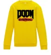 Детский Свитшот Doom eternal Солнечно желтый фото