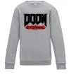 Детский Свитшот Doom eternal Серый меланж фото