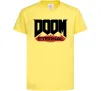 Детская футболка Doom eternal Лимонный фото
