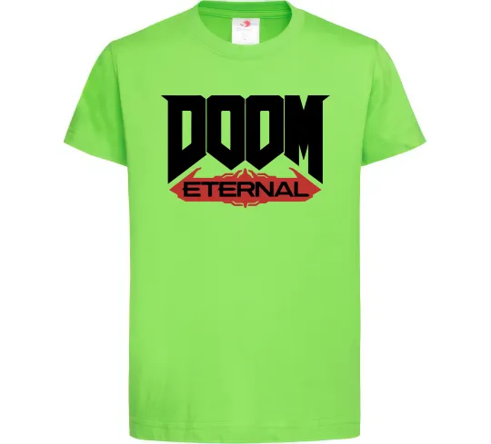 Детская футболка Doom eternal Лаймовый фото