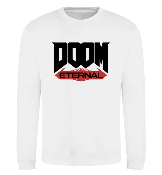 Свитшот Doom eternal Белый фото