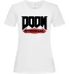 Женская футболка Doom eternal Белый фото