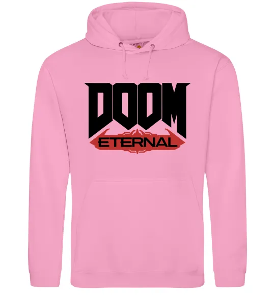 Женская толстовка (худи) Doom eternal Розовый фото