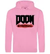 Женская толстовка (худи) Doom eternal Розовый фото