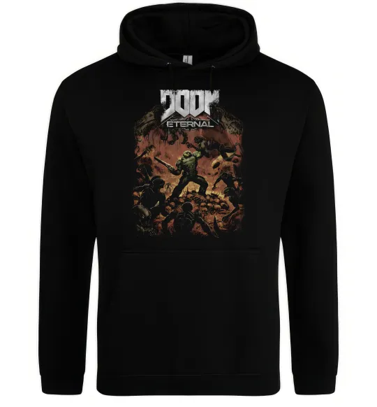 Женская толстовка (худи) Eternal Doom Черный фото