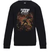 Детский Свитшот Eternal Doom Черный Детский Свитшот Eternal Doom Черный фото