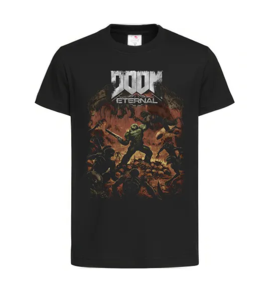Дитяча футболка Eternal Doom Чорний фото
