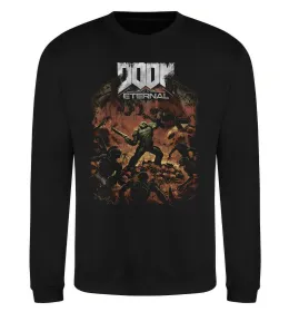 Світшот Eternal Doom Чорний фото