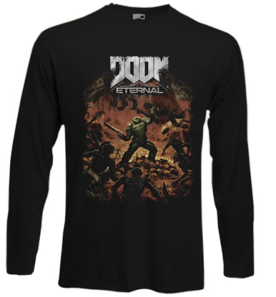 Лонгслів Eternal Doom Чорний фото