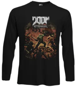 Лонгслів Eternal Doom Чорний фото