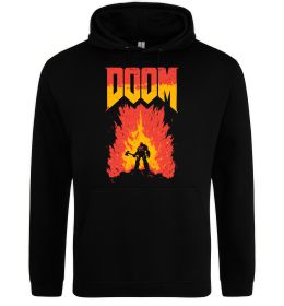 Мужская толстовка (худи) Doom fire
