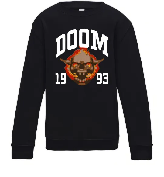 Детский Свитшот Doom 1993 Черный фото