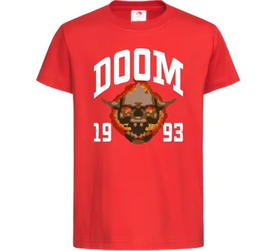Дитяча футболка Doom 1993 Червоний фото