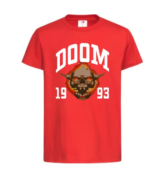 Дитяча футболка Doom 1993 Червоний фото