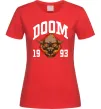 Женская футболка Doom 1993 Красный фото