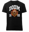 Мужская премиум футболка Doom 1993 Черный фото