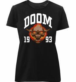 Жіноча преміум футболка Doom 1993