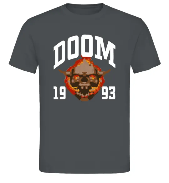 Мужская футболка Doom 1993 Графит фото