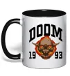 Чашка с цветной ручкой Doom 1993 Черный фото