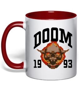 Чашка с цветной ручкой Doom 1993